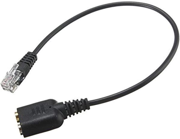 Han til 2 x 3,5 mm Hun Jack Hovedtelefoner Telefon Mikrofon Lydsplitter Adapter Kabel til Fastnettelefon