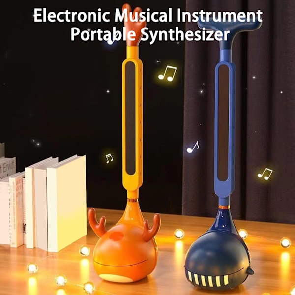 Legetøjsinstrument med Klar Lyd, Flere Spillemåder, Justerbar Musik, Musikundervisning, Japansk Otamatone, Elektronisk Instrument Pink
