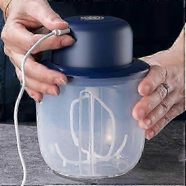 Electric Butter Churner, Fast Mixing, Blue, Kitchen Utensil
