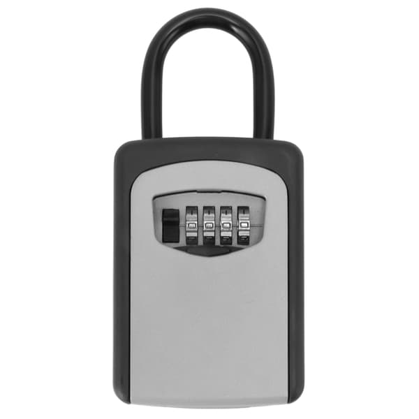 Key Box Large Capacity Wall Mounted Resettable 4-Digit Key Storage Security Box for House Keys