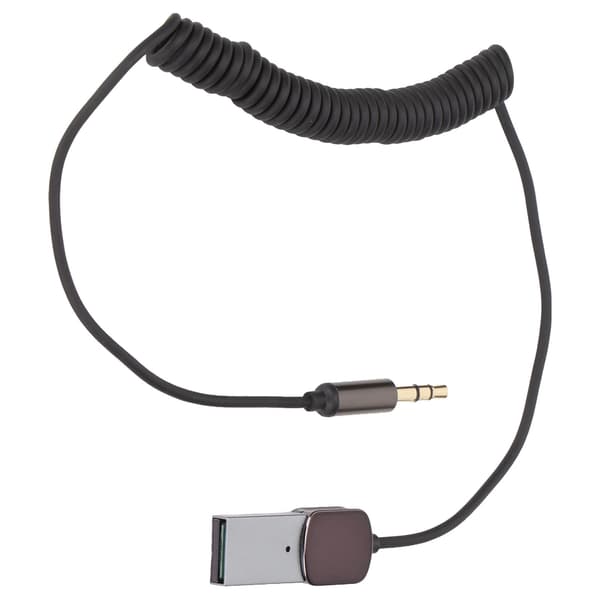 Car 3.5mm Audio Transmitter Noise Reduction Wireless Car Receiver with Memory Connection and Hands-Free Calling