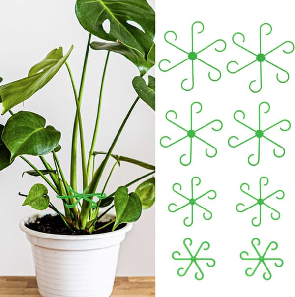 Återanvändbara växtstöd för Monstera-växter, blommor, hortensior, rosor, tomater
