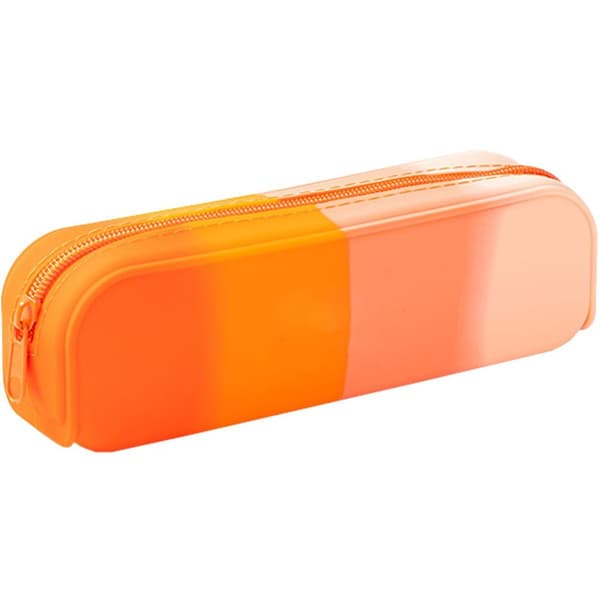 Penalhus til fyldepenne, kuglepenne, hovedtelefoner, data, orange KLB