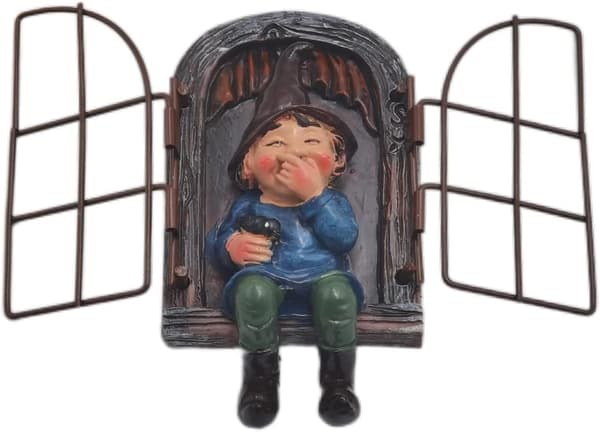 Hagenisse Elf Statue, Trepynt Figur, Jul Sta