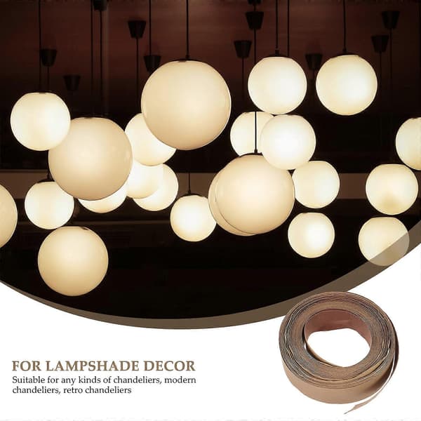 1 Roll DIY Lampshade Edging Tape Lampshade Wrapping Fabric Strip Lampshade Accessories