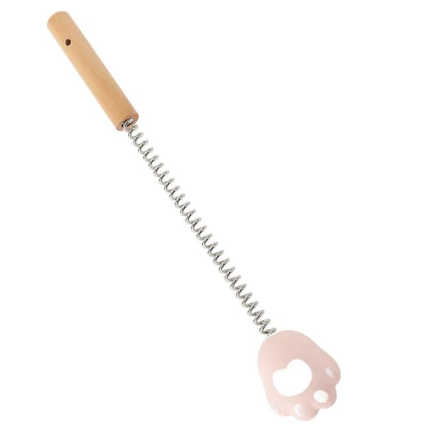 Spring Massager Hammer Cute Bear Paw Pattern Handheld Massager for Neck Back Shoulder Relaxation