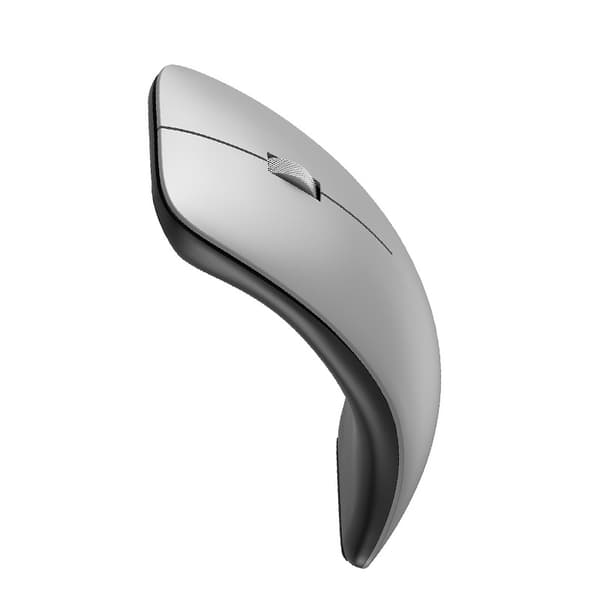 2.4G Trådløs Ergonomisk Mus - Komfortabelt Grep, Høy Presisjon, Magnetisk Deksel, Kompatibel med Windows, IOS, Android, PC og Mac Sølv Sølv Silver