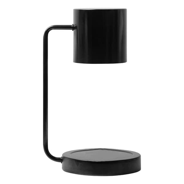 Scented Candle Warmer Dimmable Electronic Scented Candle Lamp Lantern with Stepless Dimmer Switch for Bedroom Bedside Decoration Cn 220v (Black)