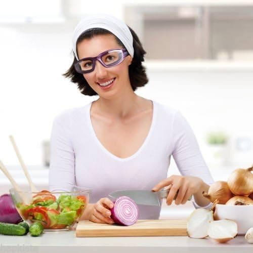 *Ei kyyneliä sipulilasit keittiöön grillilasit, violetti*