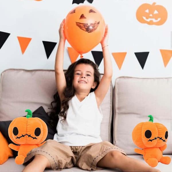 2025 Halloween Pumpkin Plush Toy, for Halloween Decorations Add a Festive Atmosphere