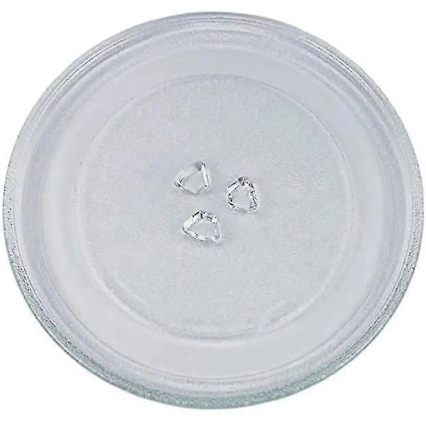 Universal Microwave Turntable Glass Plate With 3 Mounts, 24.5 cm【PL】
