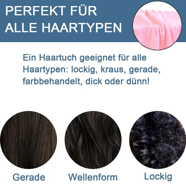 Professional Quick Dry Microfiber Hair Salon Towel 2-Pack (Light Pink)