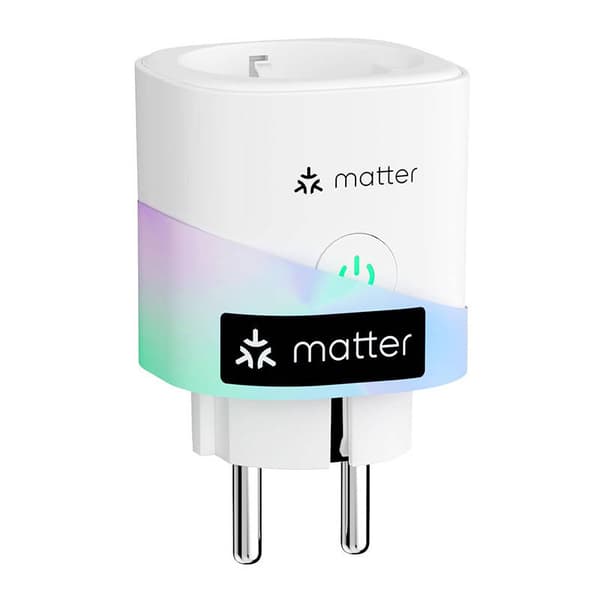 Smart stik MEROSS MSS315MA-EU med energimonitor (Matter) Vit