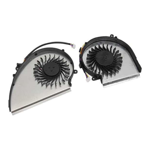 Køleventilator 4-benet aluminiumslegering ABS let udskiftelig bærbar køleventilator til MSI GE72VR GP72VR GP72MVR CPU-køleventilator og GPU-køleventilator