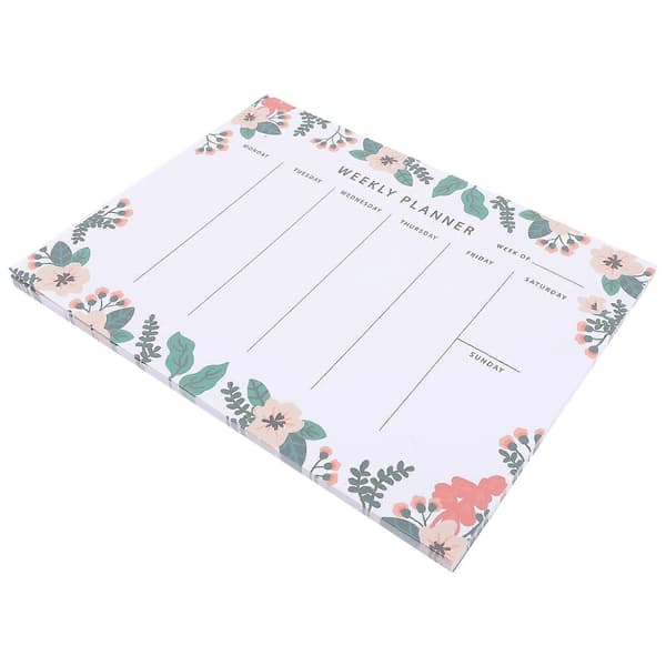 Weekly Planner Notepad Tear-Off Weekly Planning Notepad for Daily Schedule