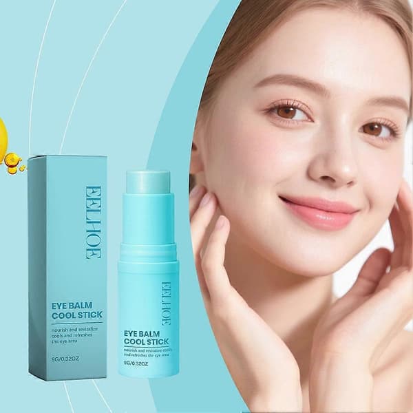 Cooling Eye Balm Stick for Puffiness - Revitalizing, Hydrating, Soothing