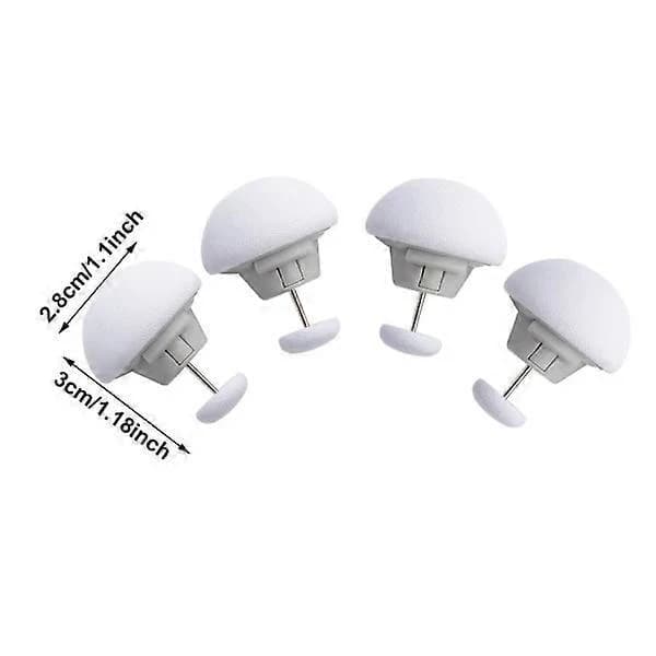 Dynebetræk lås 4X Hvid Hvid one size【PL】