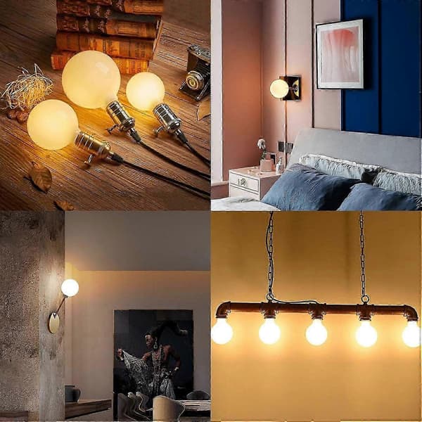 WXH 6 kpl B22 LED-lamppu 3W Golfpallolamput B22 Bajonetti Pieni pallolamppu Himmennettävä [DB]