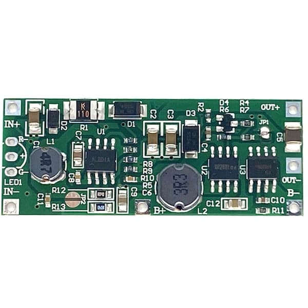 DC UPS Avbruddsmodul 3.7V Litiumbatteri Lading og Utlading Boost Modul 9V Nedbrytnings Boost Modul