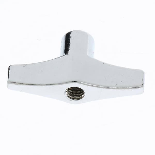 Lättmonterade vingmuttrar för cymbalstativ, 6 mm hål, 6-delat set