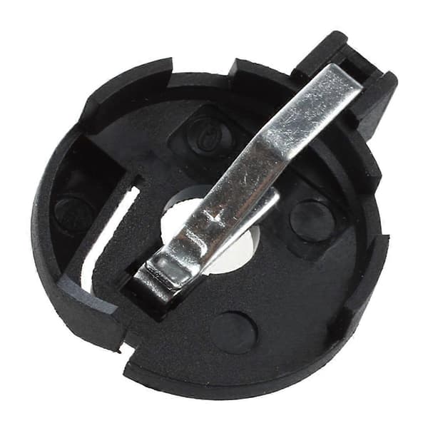 CR2016 2025 2032 Knappcellebatteriholder Sokkel Svart 5 stk