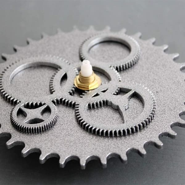 DIY Wall Clock with Clock Movement and Silent Non-Ticking Large Decorative Kitchen and Home Decor - Gold KLB