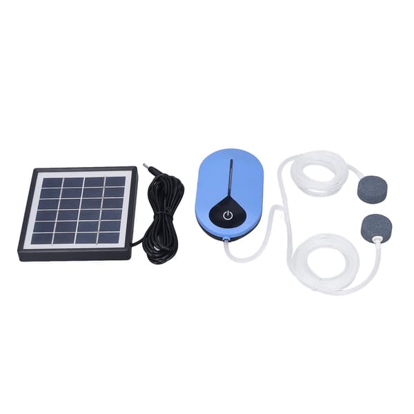 Solar Powered Oxygen Pump 3 Modes Large Volume Low Noise 6V 1.5W for Aquarium