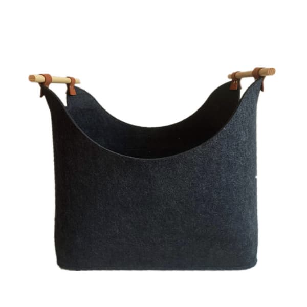 Fireplace Log Basket Felt Basket Extra Thick DXGHC