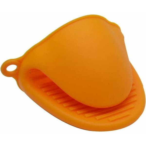 Cooking Protective Gear Silicone Handle, Gloves for Oven, Microwave and Dishwasher, 2 Thickened Orange