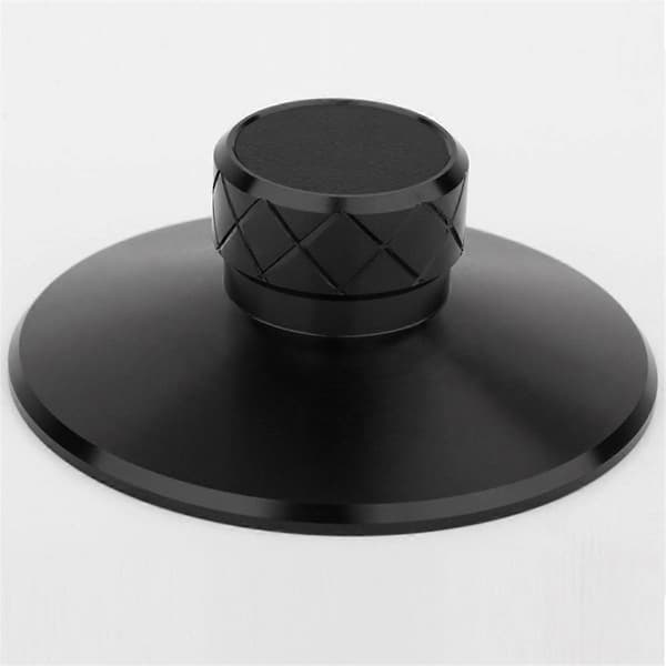 Vinyl Record Player Weight Metal Disc Stabilizer Vibration Reducer Record Clamp Turntable Black