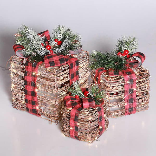 Christmas Gift Box Window and Yard Decoration Props