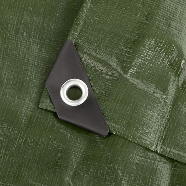 3x3m 140g/m² Protective Tarp with Eyelets Home&Garden Green