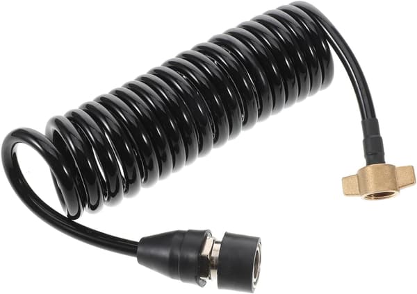 Luftinntaksventil og kobber med M16x1.5 gjenge lastebil enkel montering pålitelig tetting egnet for PU luftslange 5x8mm Traktor luftledning -