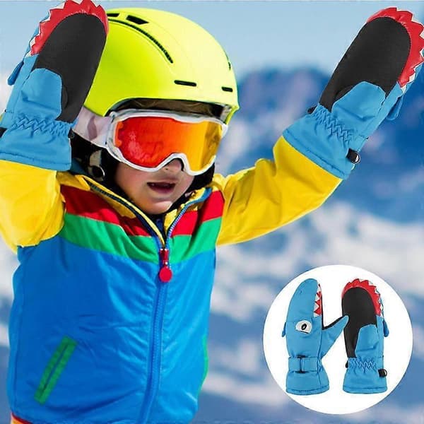 Skihansker Barn Fortykning Varme Skihansker For Gutter Jenter Vinter Vanntette Isolerte M M