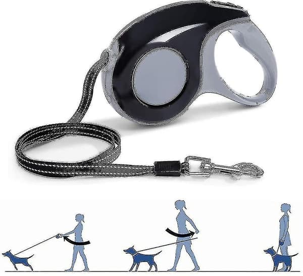 Infällbara hundkoppel, utdragbara dragkoppel, infällbara koppel för små hundar