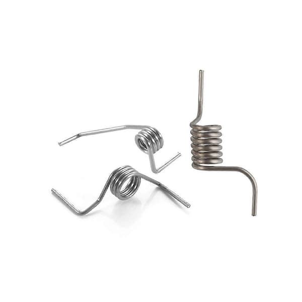 4 stk. fransk dørkøleskabsfjeder til Samsung DA81-01345B RF267AFWP RF267HERS RF268ABBP RF268ABPN RF268ABRS [DB] Sølv Silver