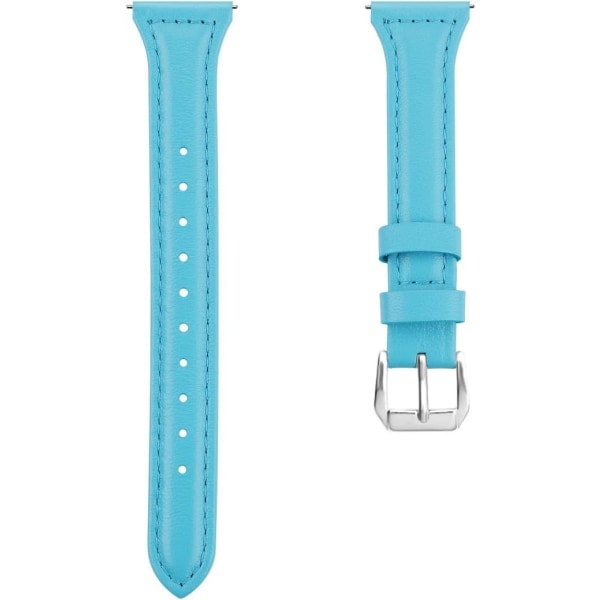 Rem kompatibel med Samsung Galaxy Watch 42 mm / Watch Active / Active 2 (40 mm / 44 mm) Lærreimer Kompatibel med G