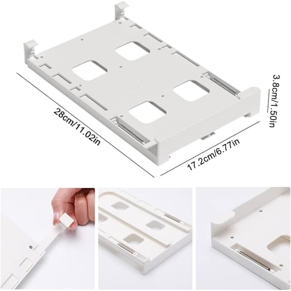 2-pack Refrigerator Organizer for Beer Cans, Hanging Beverage and Soda Can Holder for Refrigerator, Double Row Bottle Holder