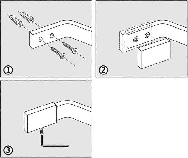 Sæt med 2 vægmonterede messingkroge, håndklædekroge i moderne stil, mat sort finish [DB]
