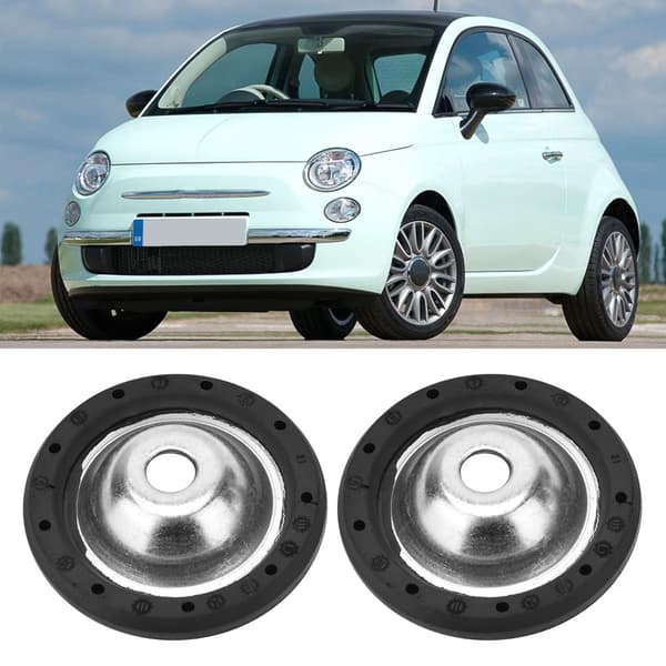 2 stk. Støddæmperfjederbensmonteringsplade 51707691 Passer til Fiat 500