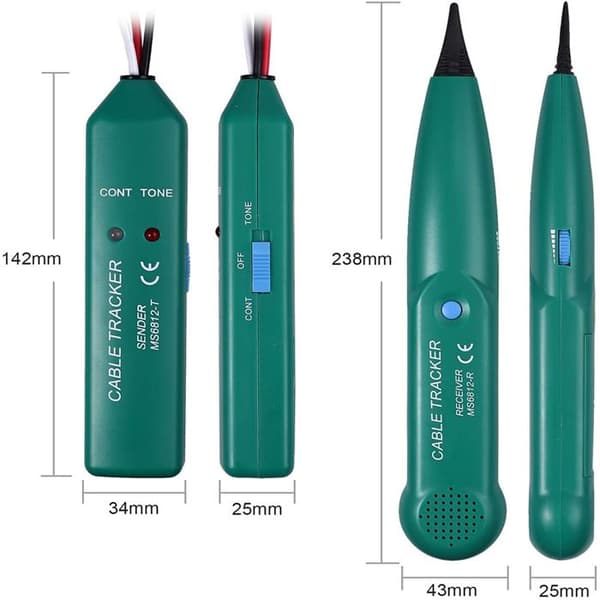 Multifunctional Wire Tester, Cable Detector, MS6812 Cable Detector for Robotic Lawn Mowers
