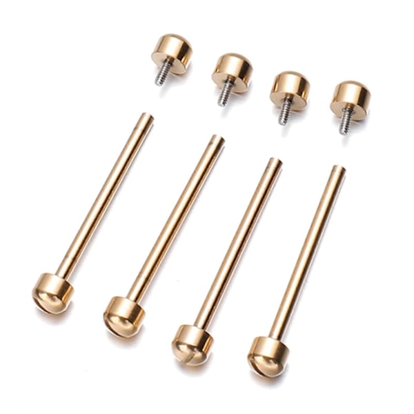 1 Par Urreimsskruer for Smartklokke Armbånd Spenne Friksjon Tube db Rose Gull Rose Gold 22mm