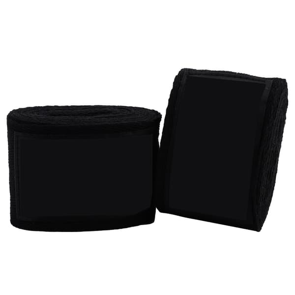 Elastiske håndbind til voksne, 1 par, til boksning, kickboksning, Muay Thai (sort)