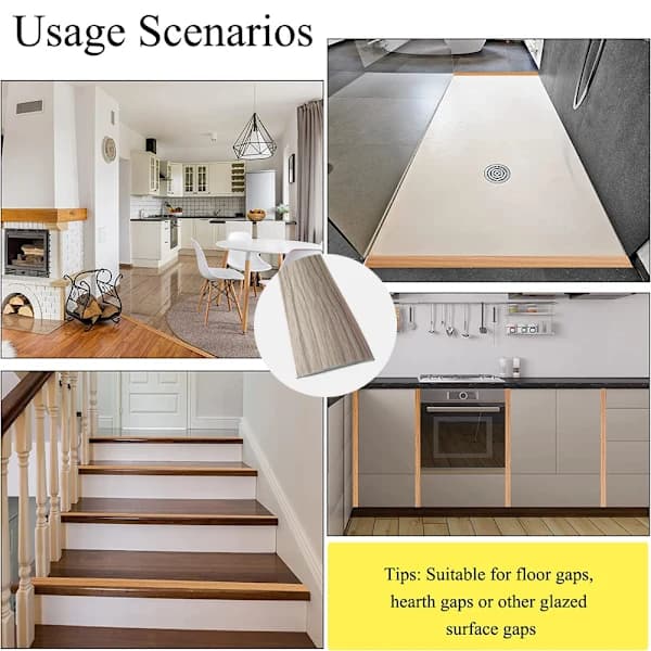 Floor Transition Strip Self-Adhesive Floor Transition Floor Threshold Strip Floor Covering Strips Shape4