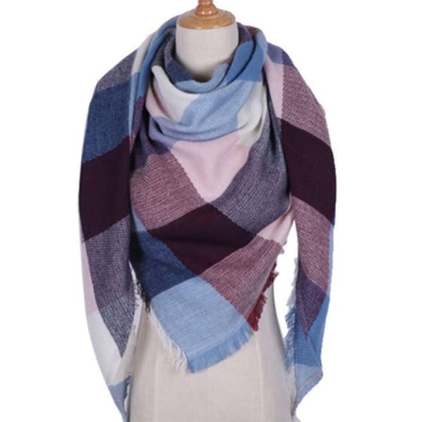 Dame Villi skjerf, sommer vår skjerf, stjal wraps, wraps, blå rosa