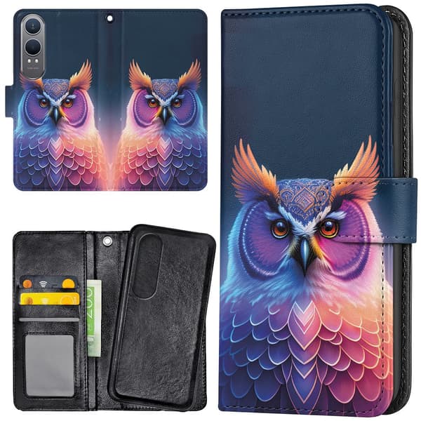 OnePlus Nord CE4 Lite 5G - Wallet Case/Cover Owl 150 150