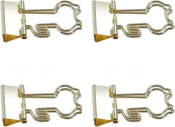 Permklips, rustfrie lange binders for fillagring (C)