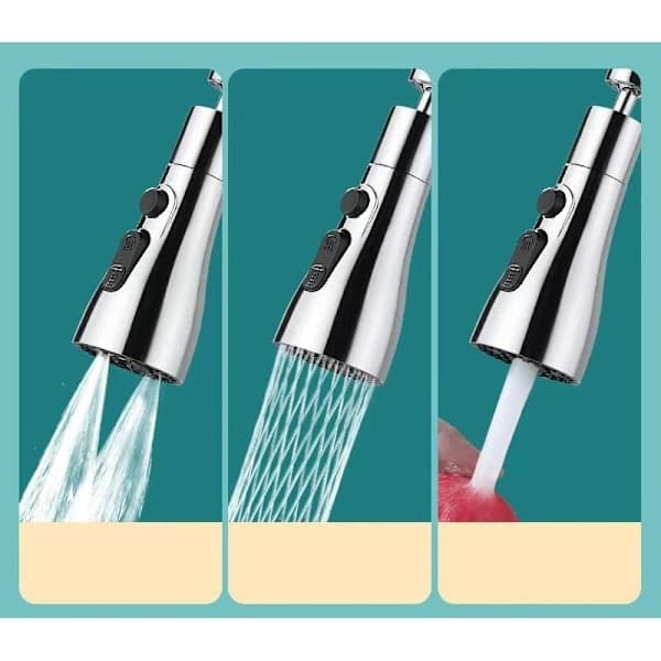 Kitchen Utensil Kitchen Faucet Nozzle Kitchen Faucet 360 Degrees 1pc/Silver 1pc/Silver 1 pc/silver
