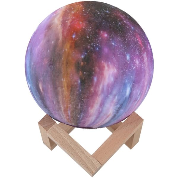 3D Moon Lamp Star Remote Control LED Night Light for Party Concert Pub USB Charging Painted Moon Lamp 15cm