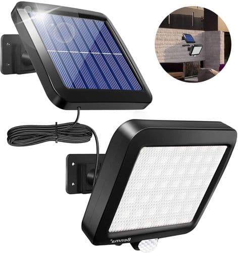 Solar lights for outdoor use, 56 LED solar lights 120° super bright solar lights